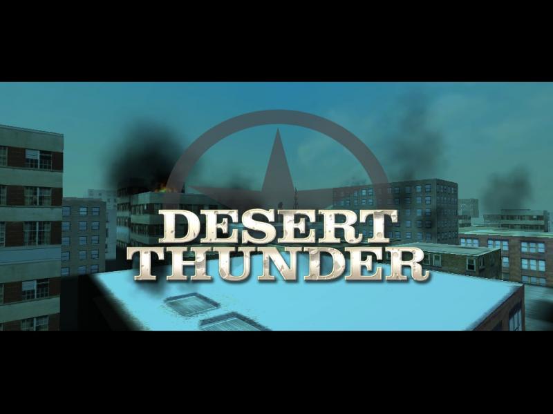 Desert Thunder Title Screen